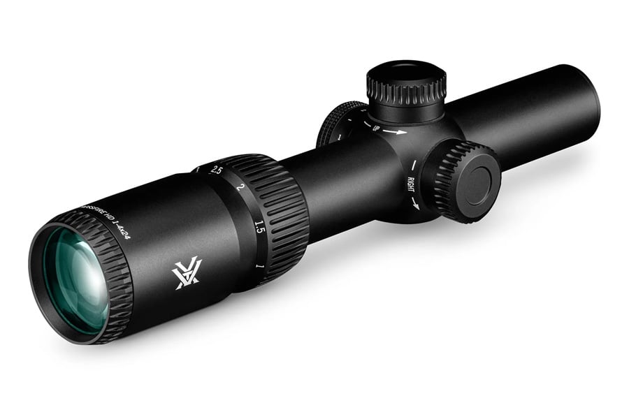 Vortex Crossfire HD 1-4x24mm Riflescope with Illuminated Dead-Hold 2A BDC (MOA) Reticle